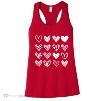 Valentines Day Pattern Hearts Women's Tank Top thumb 0