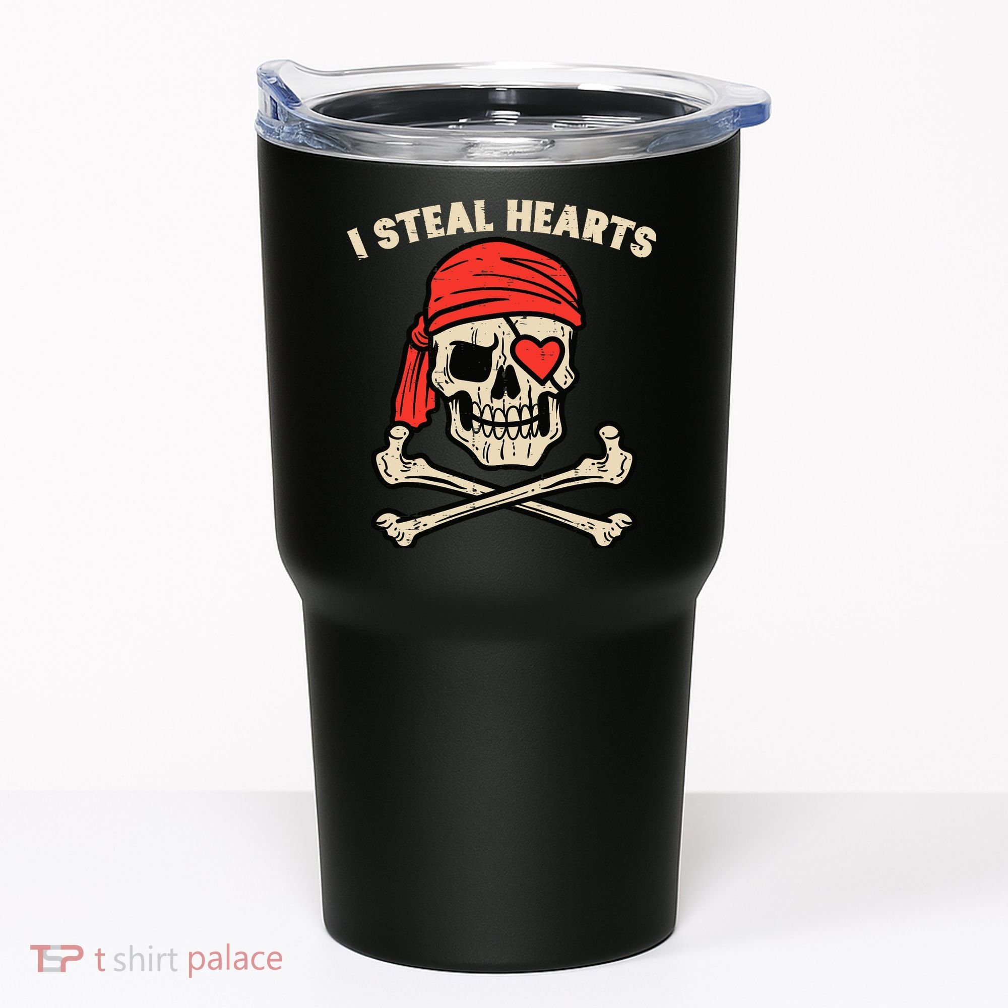 Valentines Day Pirate I Steal Hearts Cool Tumbler