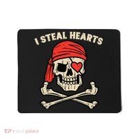 Valentines Day Pirate I Steal Hearts Cool Mousepad thumb 0
