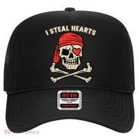Valentines Day Pirate I Steal Hearts Cool Hat thumb 0