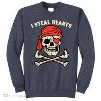 Valentines Day Pirate I Steal Hearts Cool Sweatshirt thumb 0