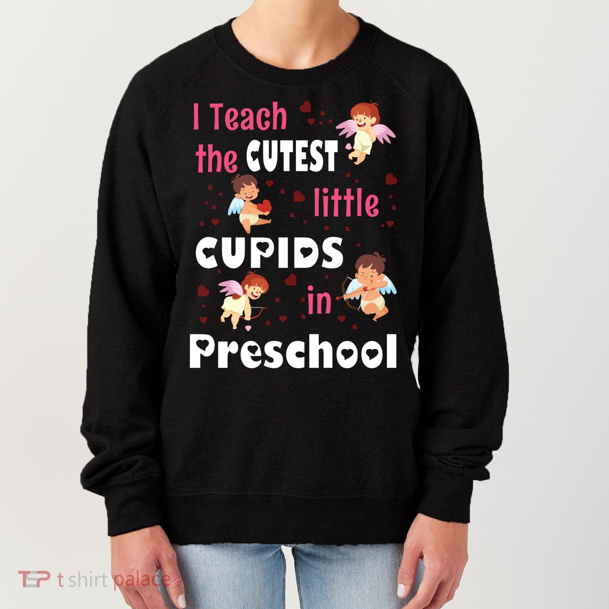Valentines Day Preschool Teacher Gift For Teachers In Love Gift Women's Sweatshirt