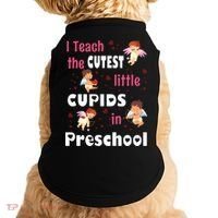 Valentines Day Preschool Teacher Gift For Teachers In Love Gift Doggie Tank thumb 0
