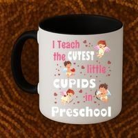 Valentines Day Preschool Teacher Gift For Teachers In Love Gift Coffee Mug thumb 2