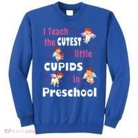 Valentines Day Preschool Teacher Gift For Teachers In Love Gift Sweatshirt thumb 0