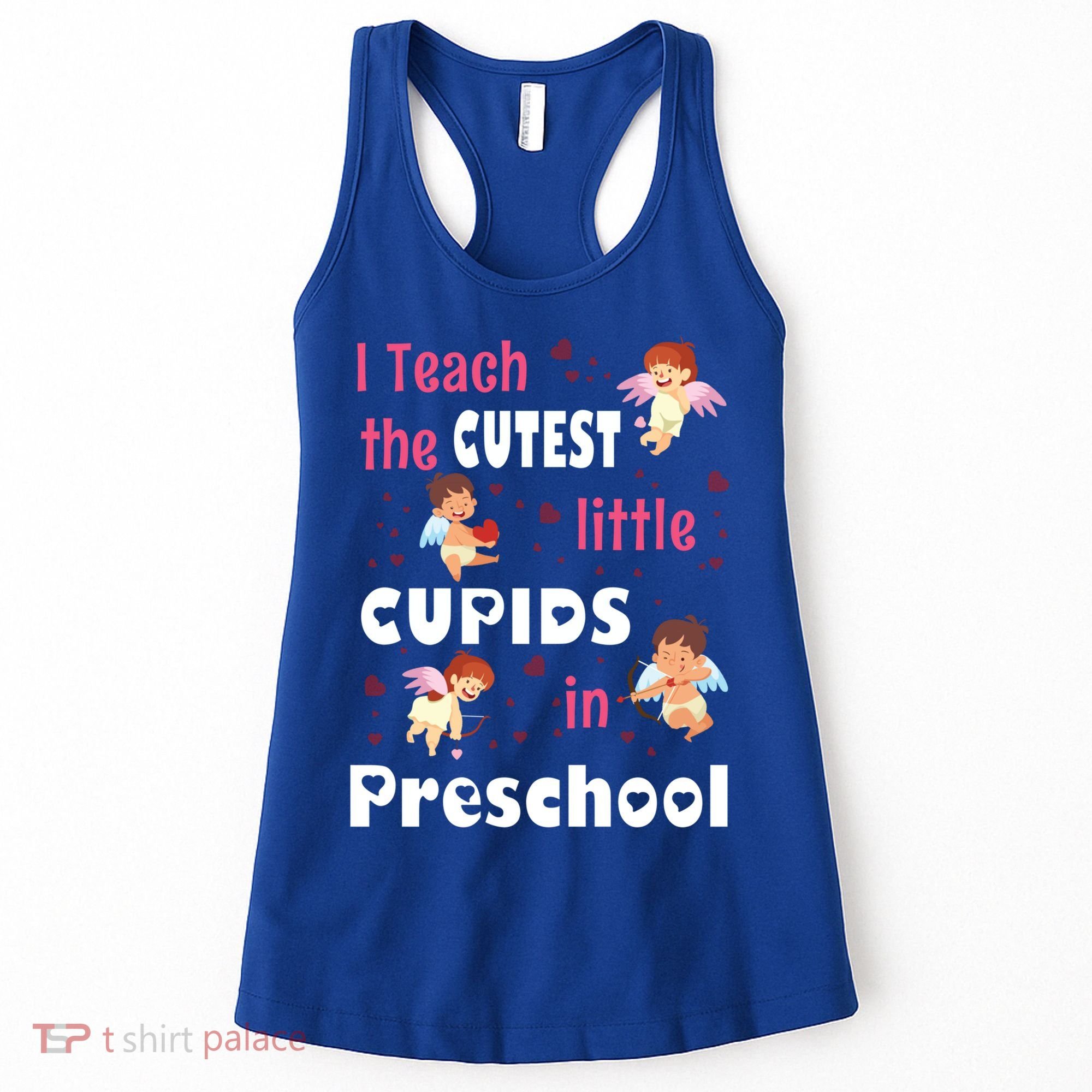 Valentines Day Preschool Teacher Gift For Teachers In Love Gift Women's Tank Top