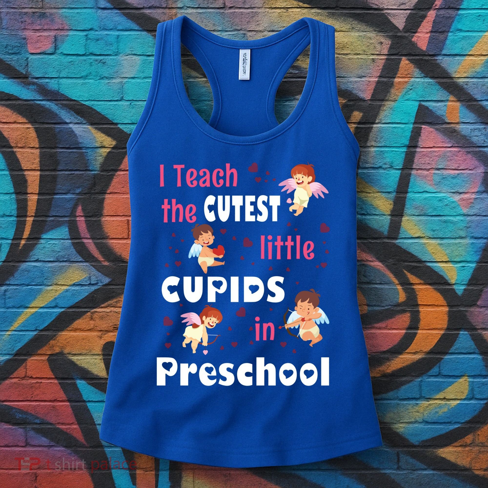 Valentines Day Preschool Teacher Gift For Teachers In Love Gift Women's Tank Top