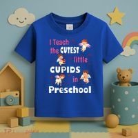 Valentines Day Preschool Teacher Gift For Teachers In Love Gift Toddler T-Shirt thumb 3
