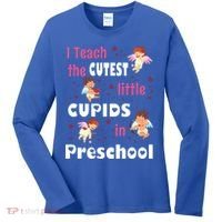 Valentines Day Preschool Teacher Gift For Teachers In Love Gift Women's Long Sleeve Shirt thumb 0