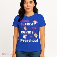 Valentines Day Preschool Teacher Gift For Teachers In Love Gift Women's T-Shirt thumb 4