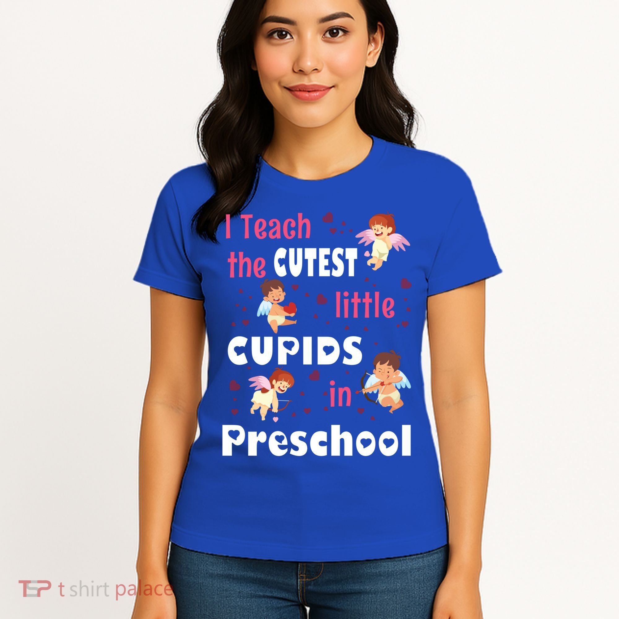 Valentines Day Preschool Teacher Gift For Teachers In Love Gift Women's T-Shirt