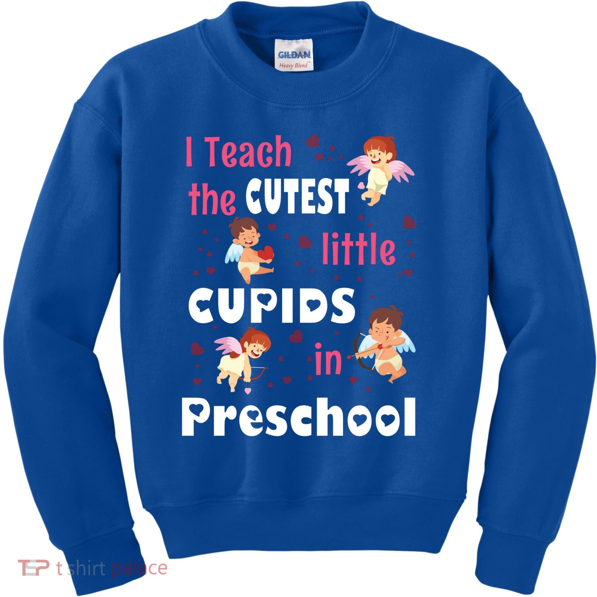 Valentines Day Preschool Teacher Gift For Teachers In Love Gift Kids Sweatshirt