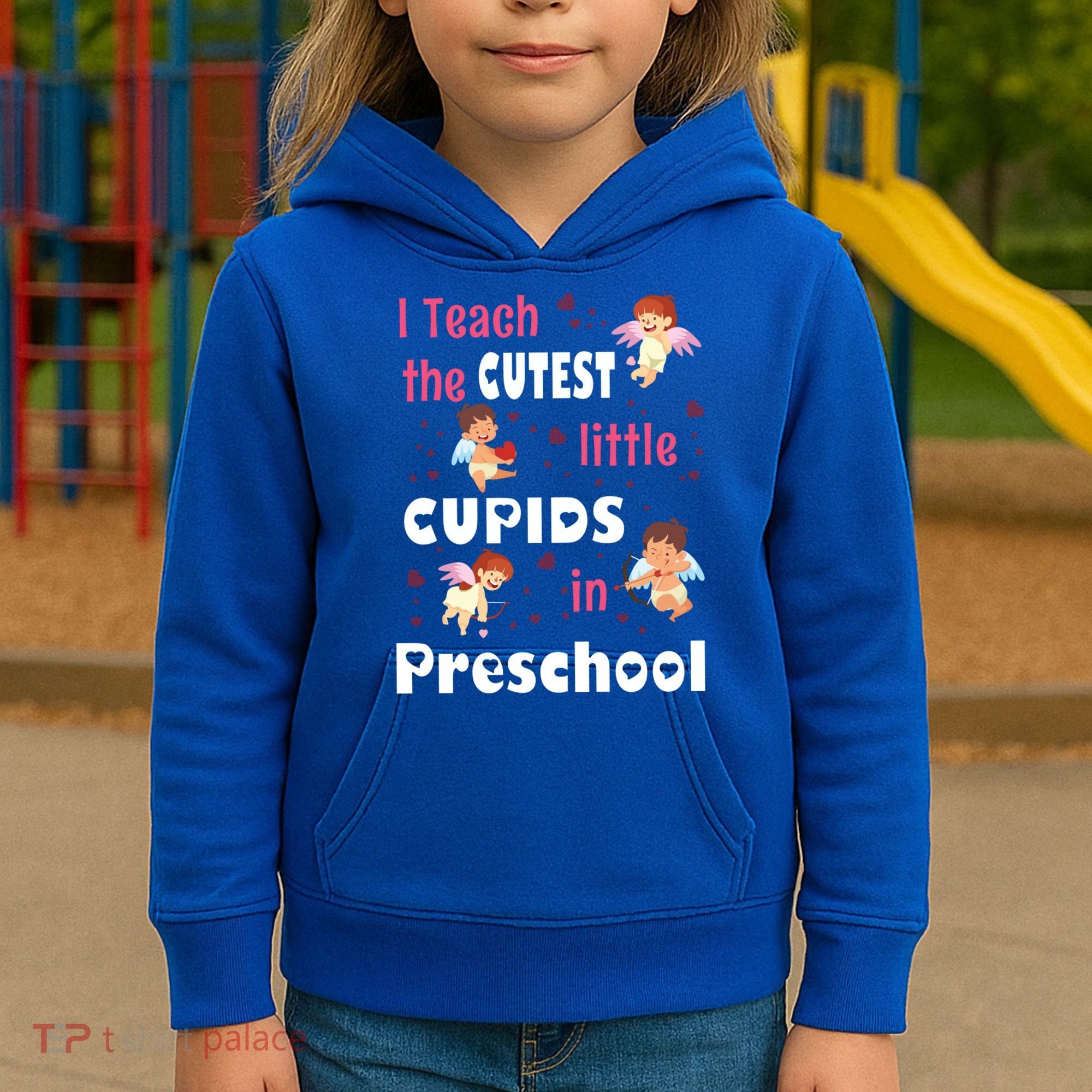 Valentines Day Preschool Teacher Gift For Teachers In Love Gift Kids Hoodie