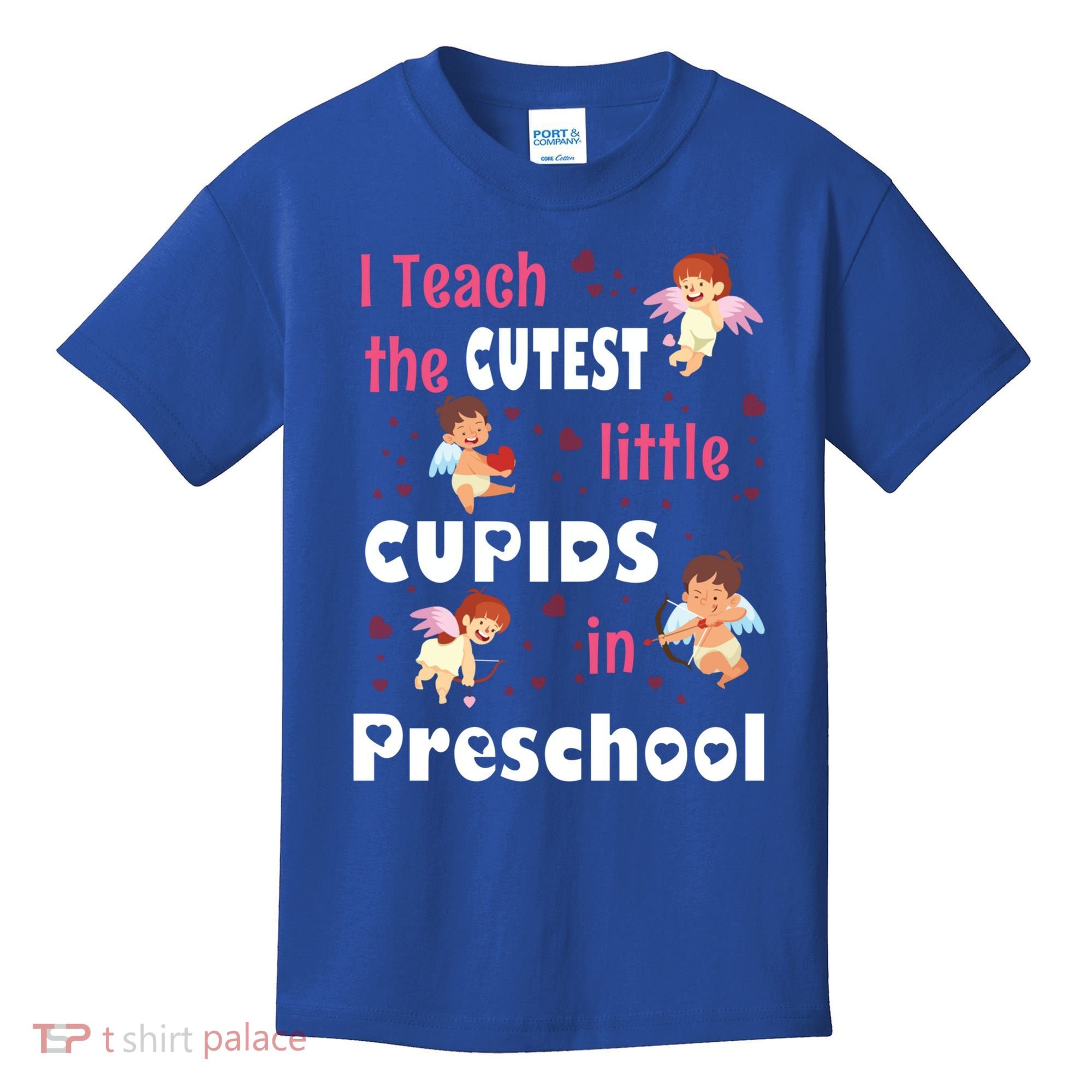 Valentines Day Preschool Teacher Gift For Teachers In Love Gift Kids T-Shirt