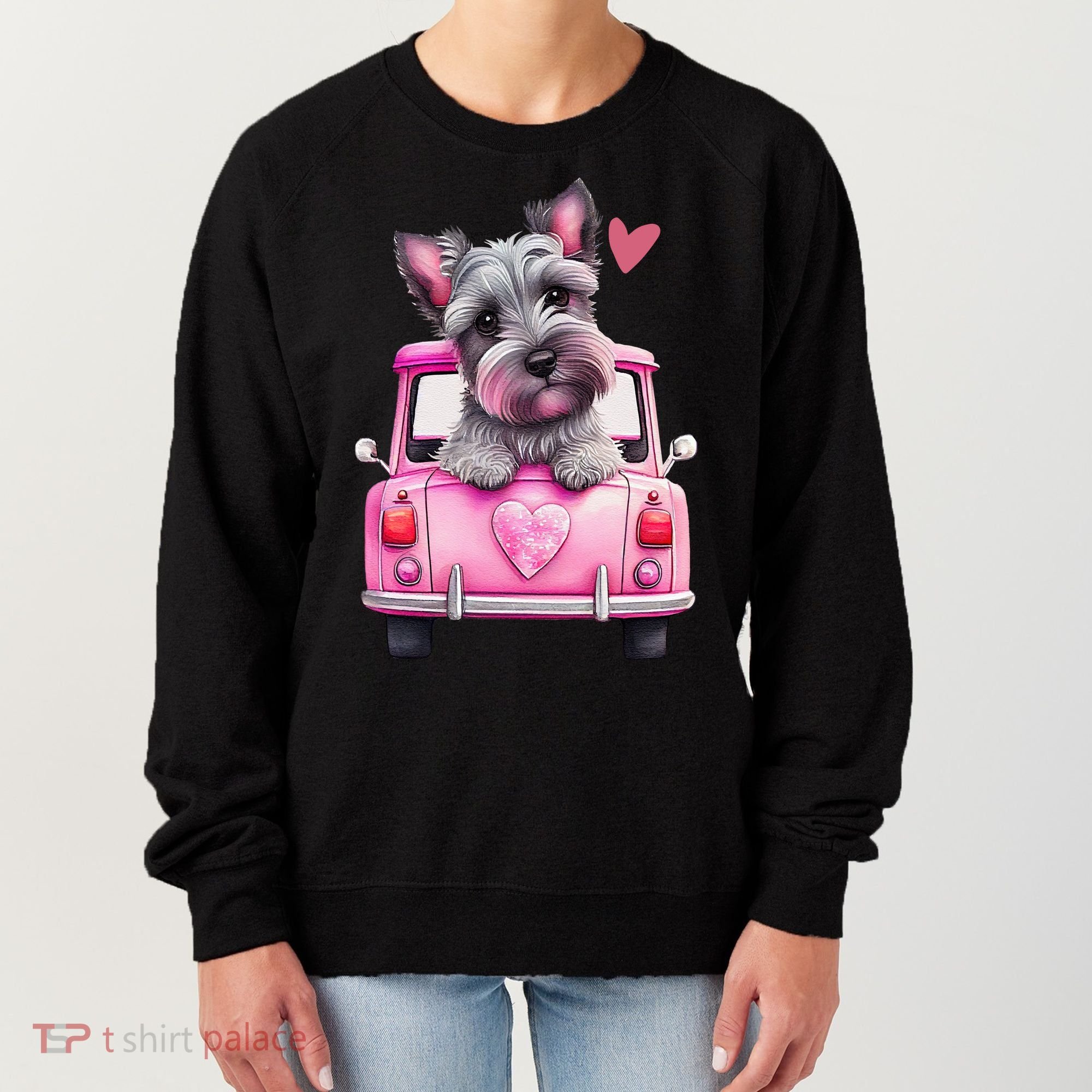 Valentines Day Puppy Cute Gift Women's Sweatshirt