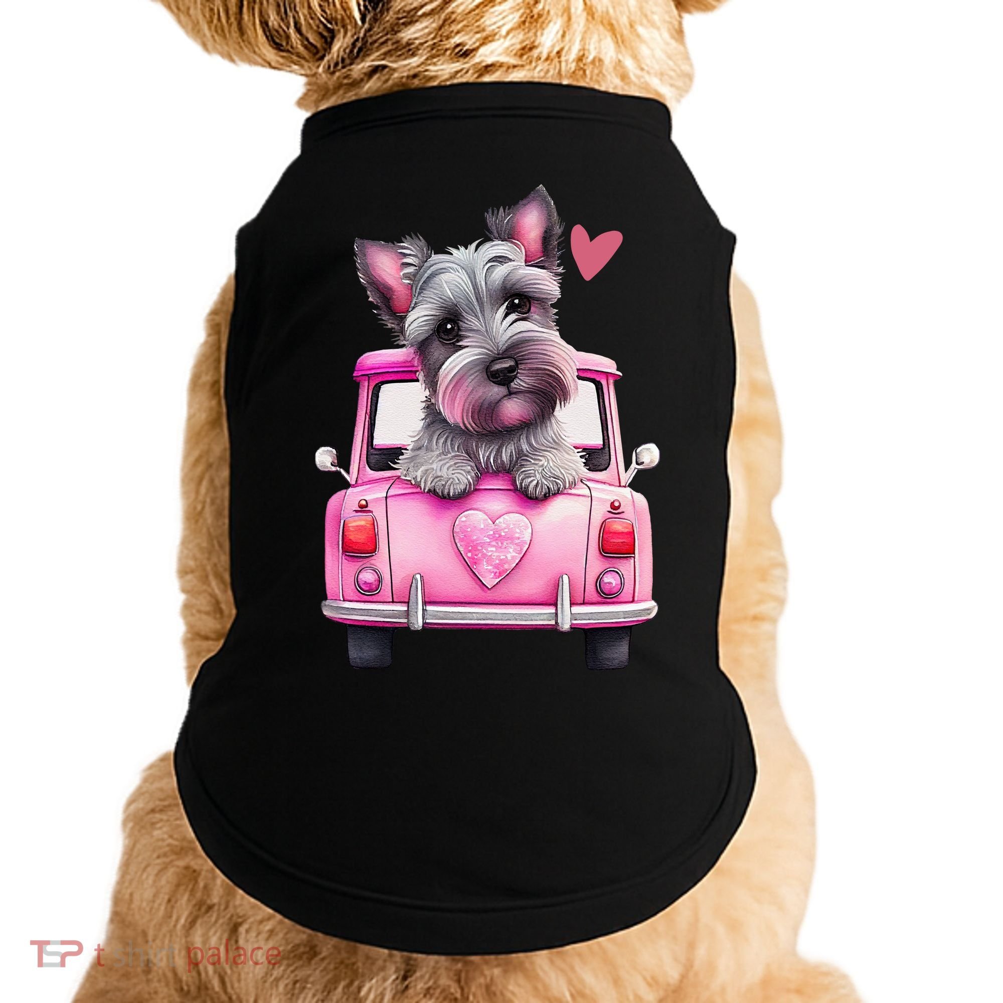 Valentines Day Puppy Cute Gift Doggie Tank