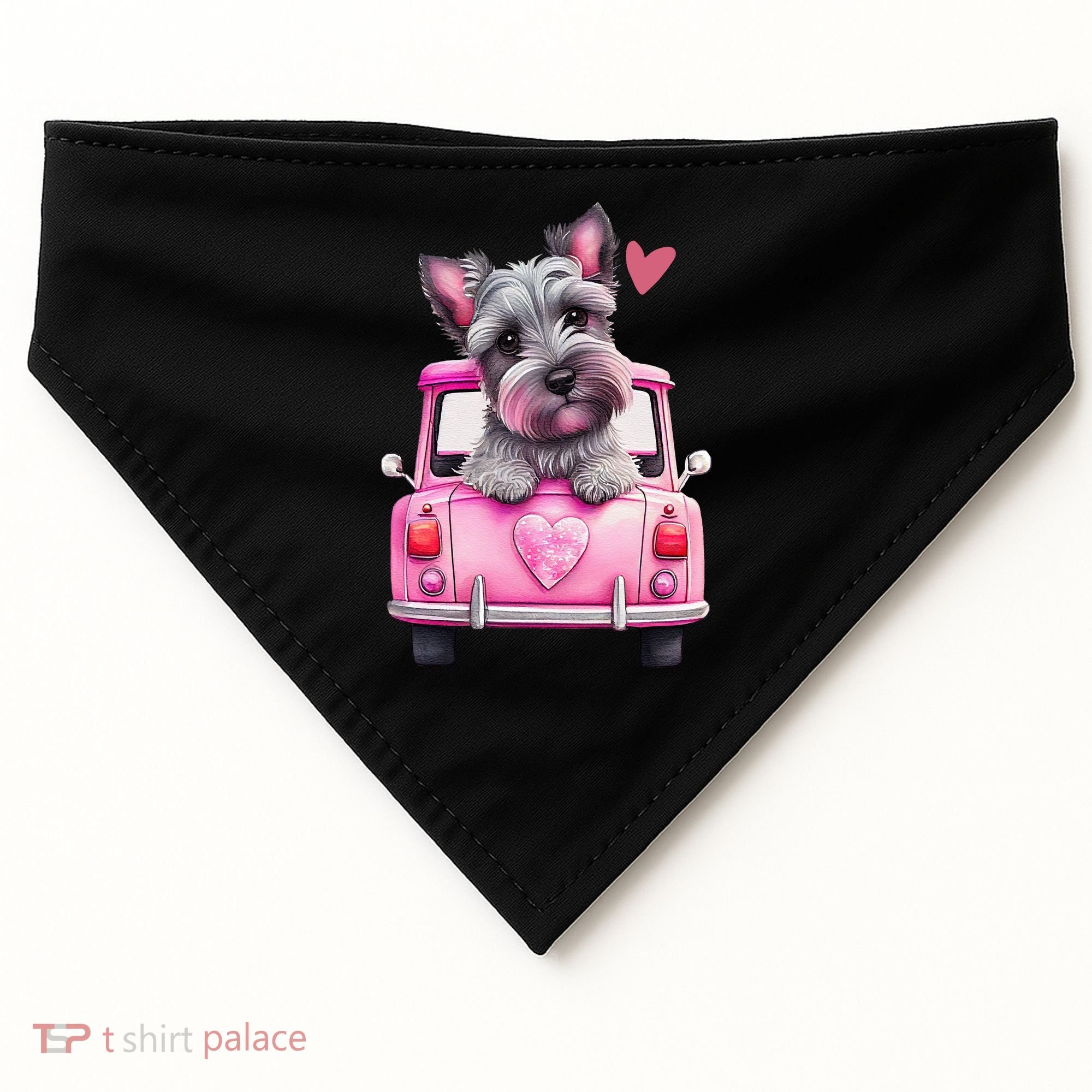 Valentines Day Puppy Cute Gift USA-Made Doggie Bandana