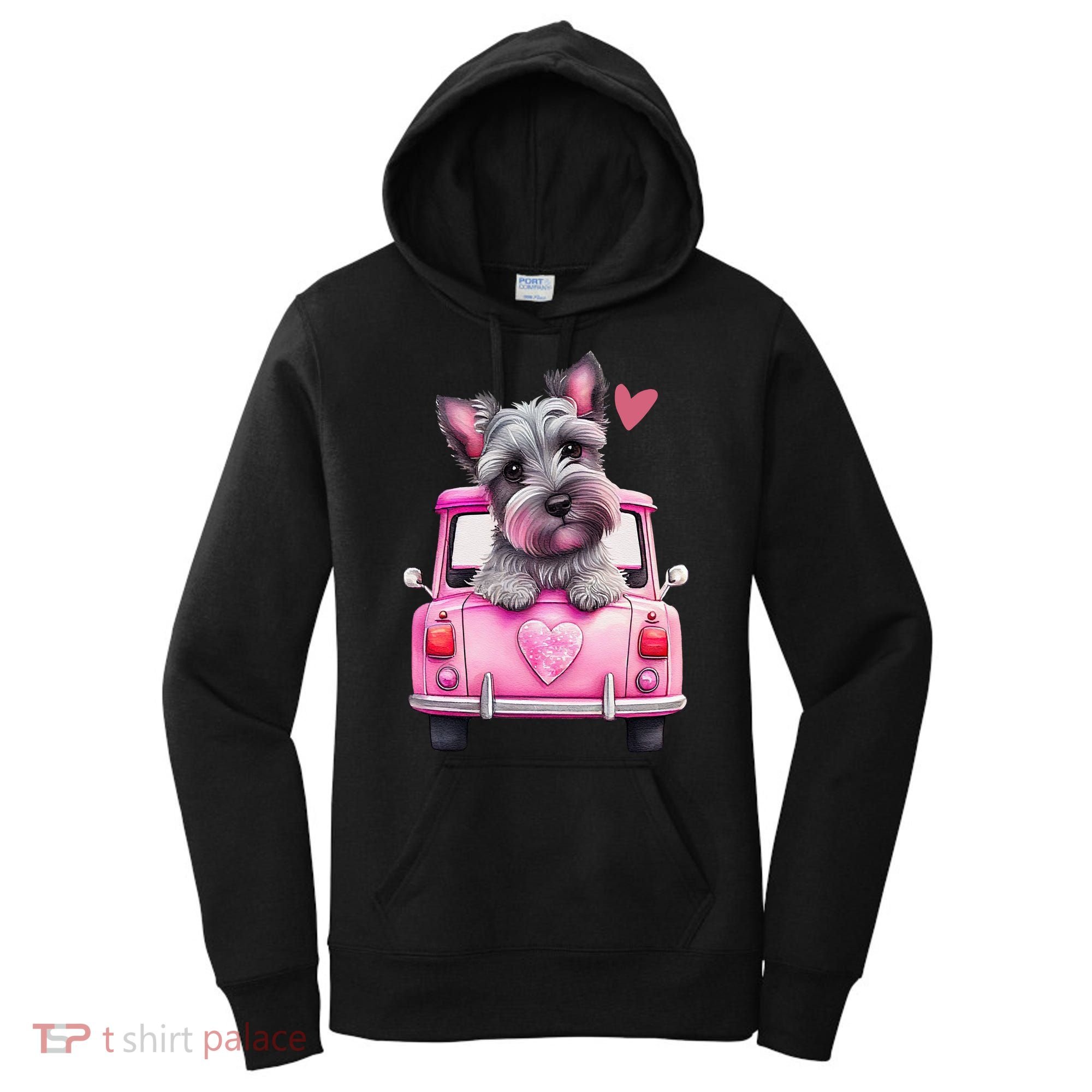 Valentines Day Puppy Cute Gift Women's Hoodie