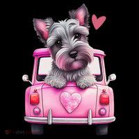 Valentines Day Puppy Cute Gift Women's Tri-Blend 3/4-Sleeve Raglan Shirt thumb 4