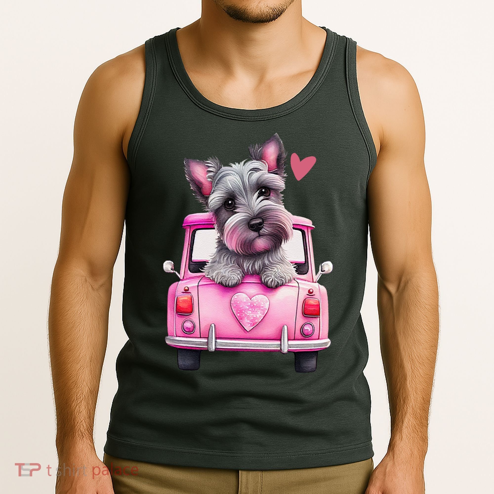 Valentines Day Puppy Cute Gift Tank Top