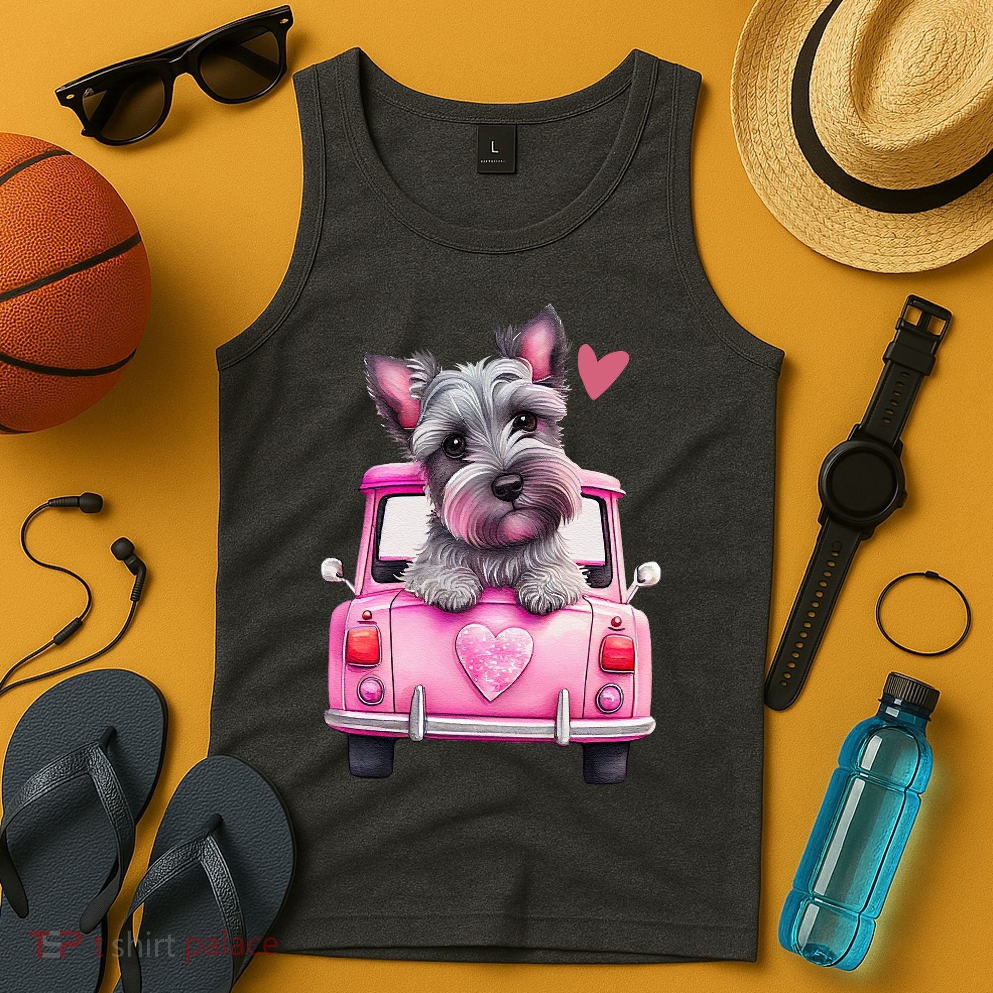 Valentines Day Puppy Cute Gift Tank Top