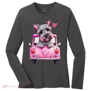 Valentines Day Puppy Cute Gift Women's Long Sleeve Shirt