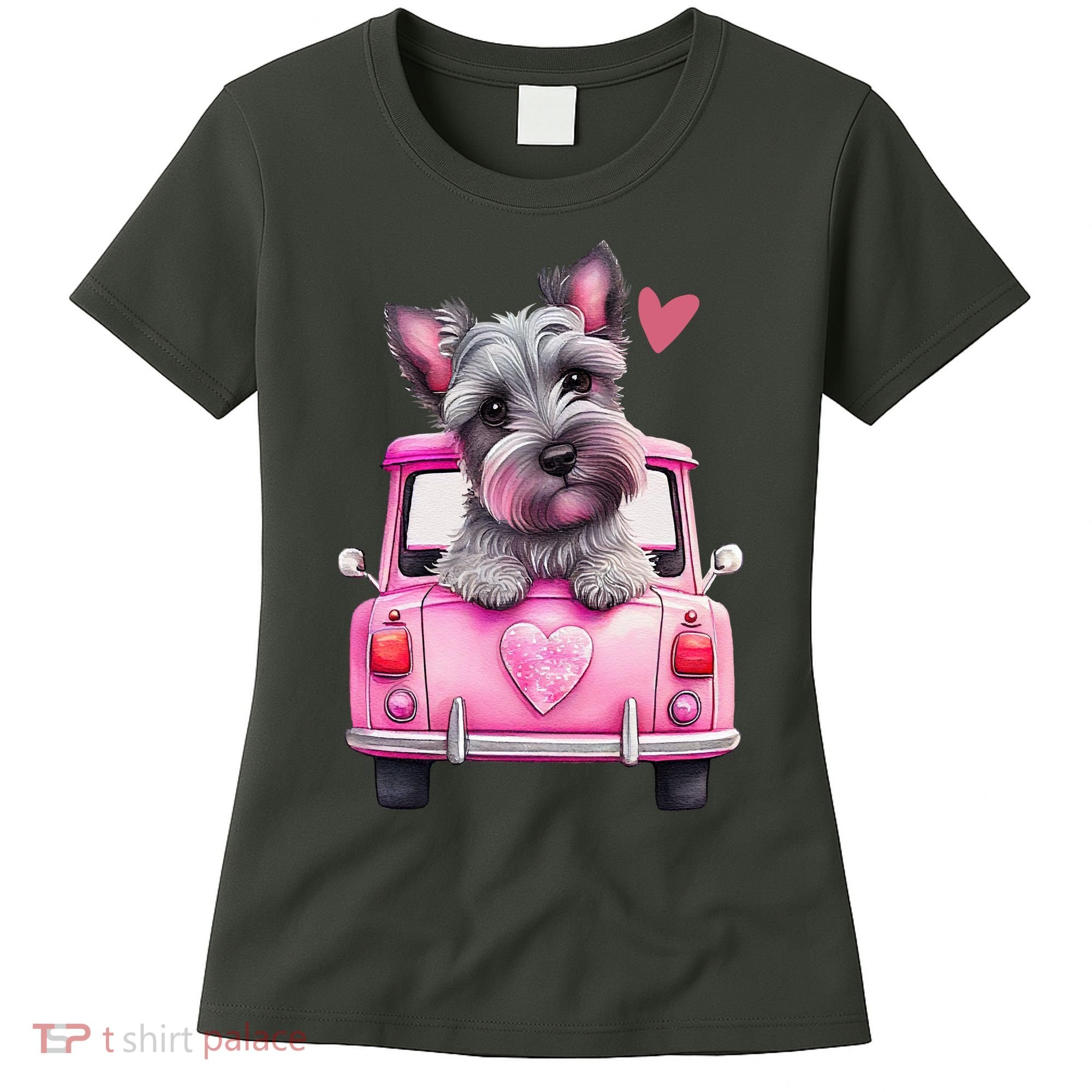 Valentines Day Puppy Cute Gift Women's T-Shirt