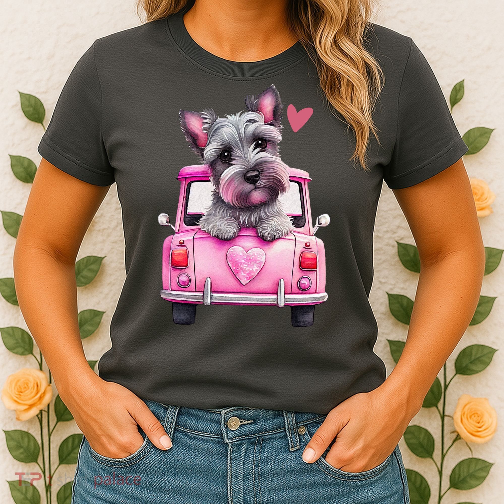 Valentines Day Puppy Cute Gift Women's T-Shirt