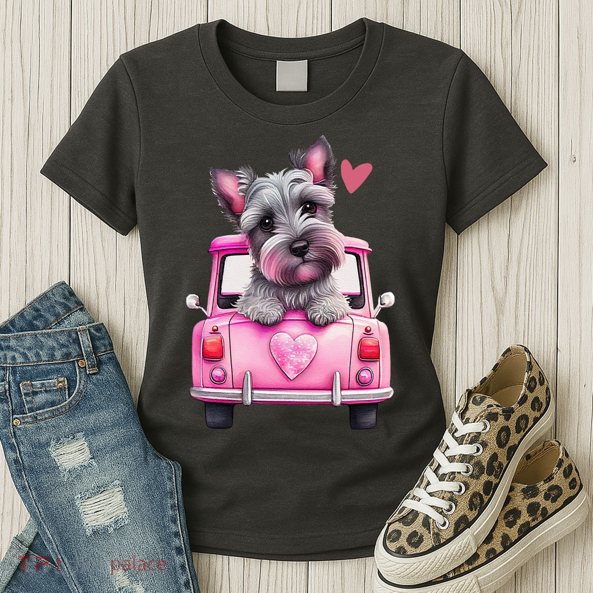 Valentines Day Puppy Cute Gift Women's T-Shirt