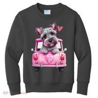Valentines Day Puppy Cute Gift Kids Sweatshirt thumb 0