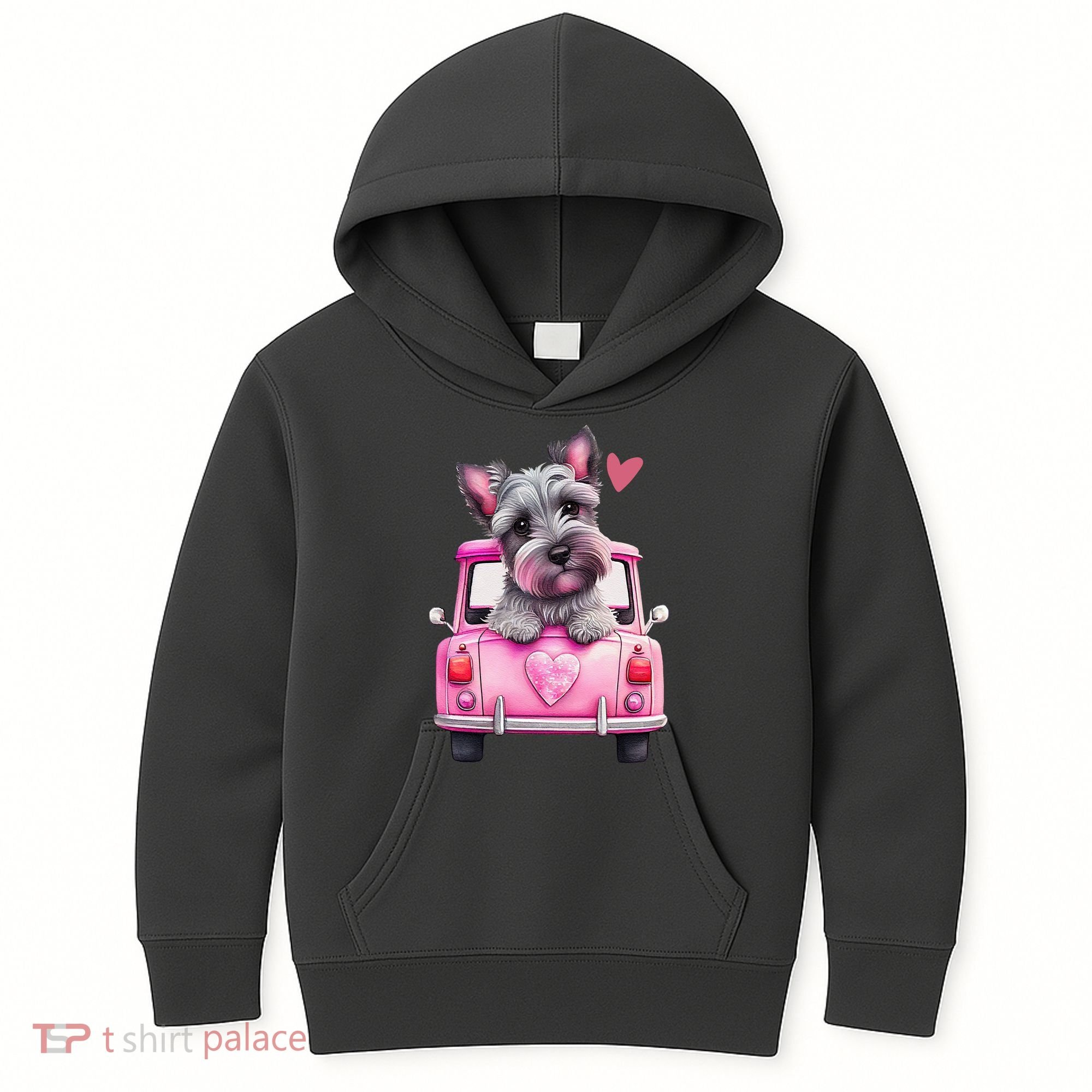 Valentines Day Puppy Cute Gift Kids Hoodie
