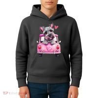 Valentines Day Puppy Cute Gift Kids Hoodie thumb 4