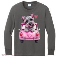 Valentines Day Puppy Cute Gift Kids Long Sleeve Shirt thumb 0