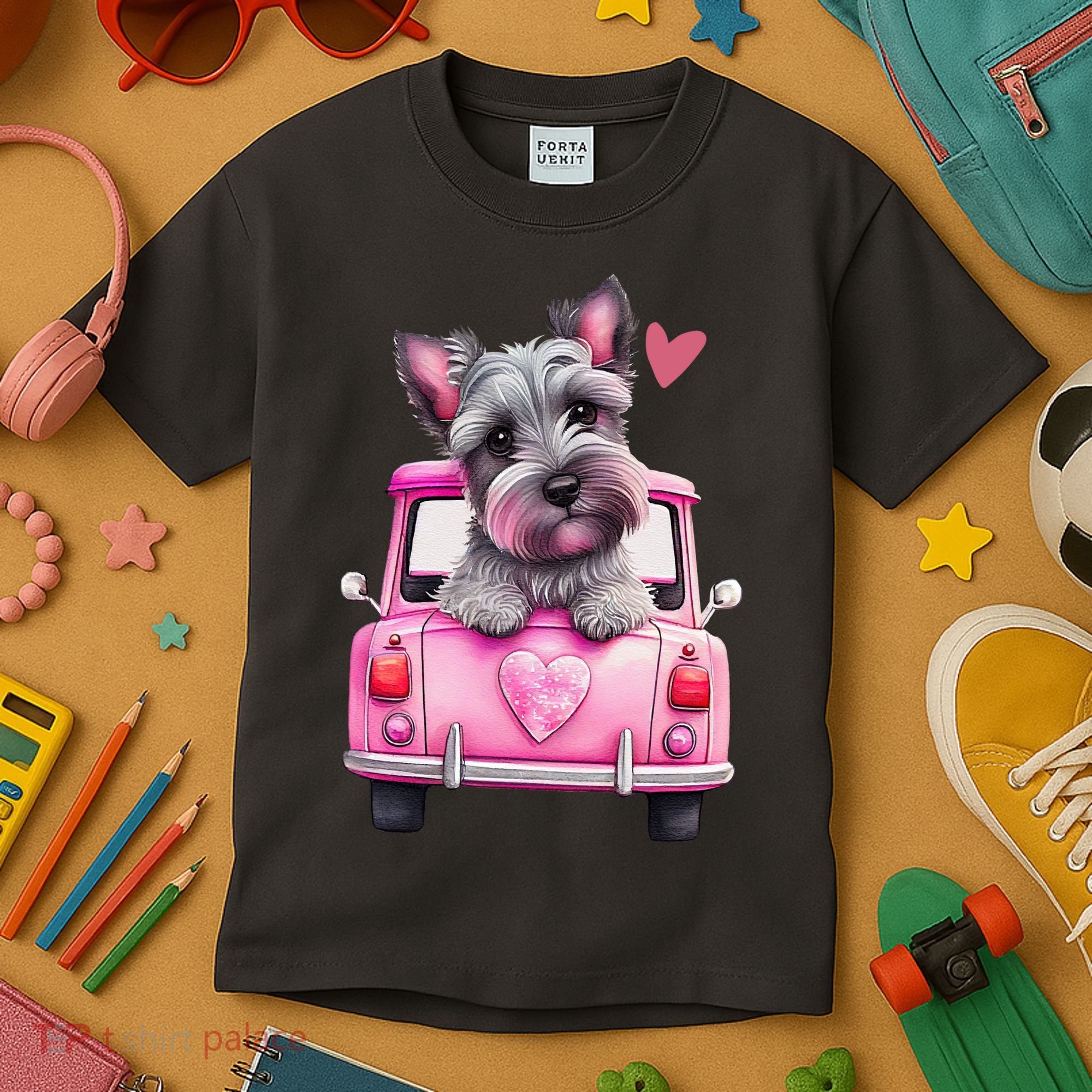 Valentines Day Puppy Cute Gift Kids T-Shirt