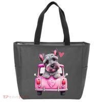 Valentines Day Puppy Cute Gift Tote Bag thumb 0