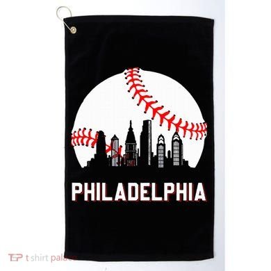 Vintage Distressed Philly Baseball Lovers Golf Towel