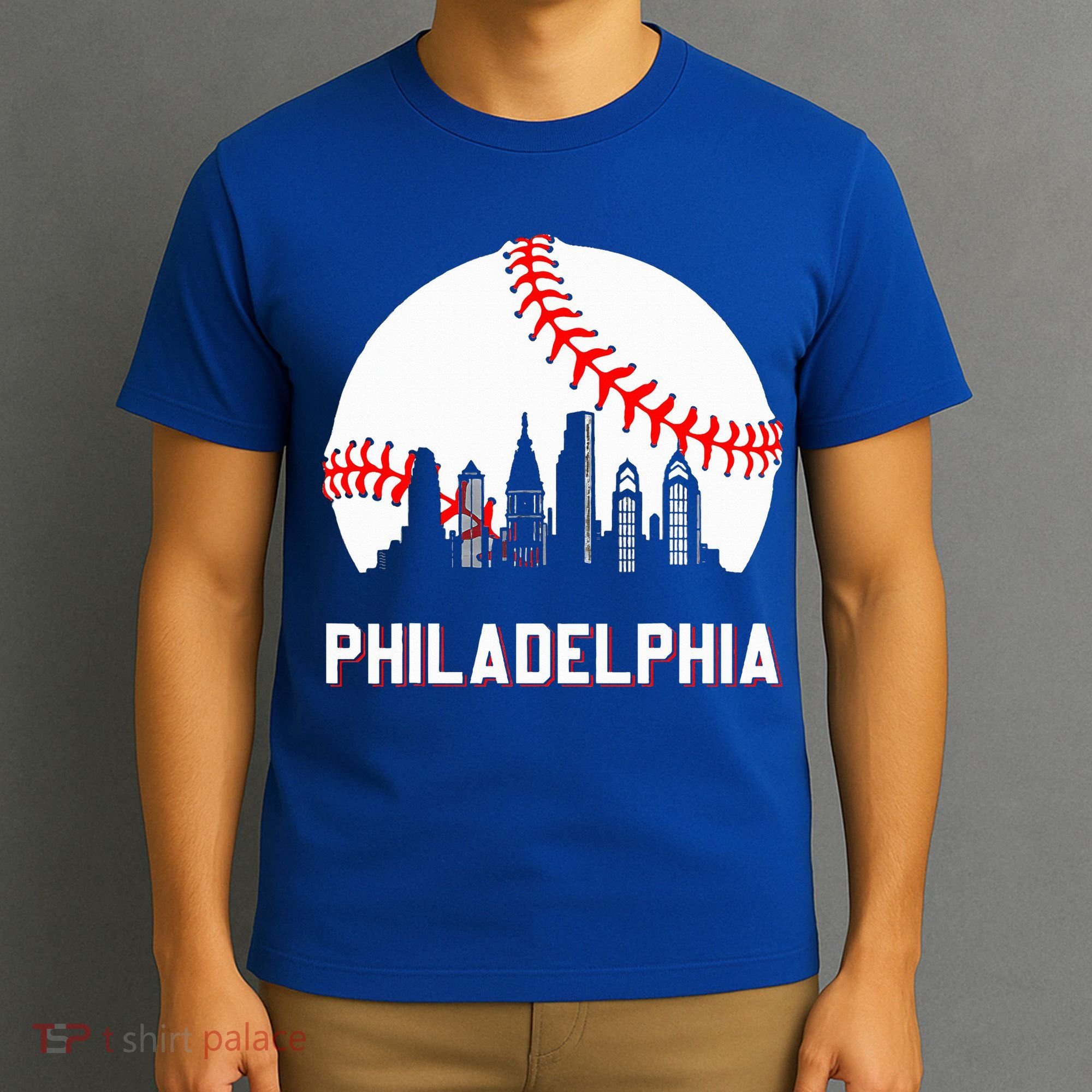 Vintage Distressed Philly Baseball Lovers T-Shirt