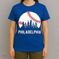 Vintage Distressed Philly Baseball Lovers T-Shirt thumb 4