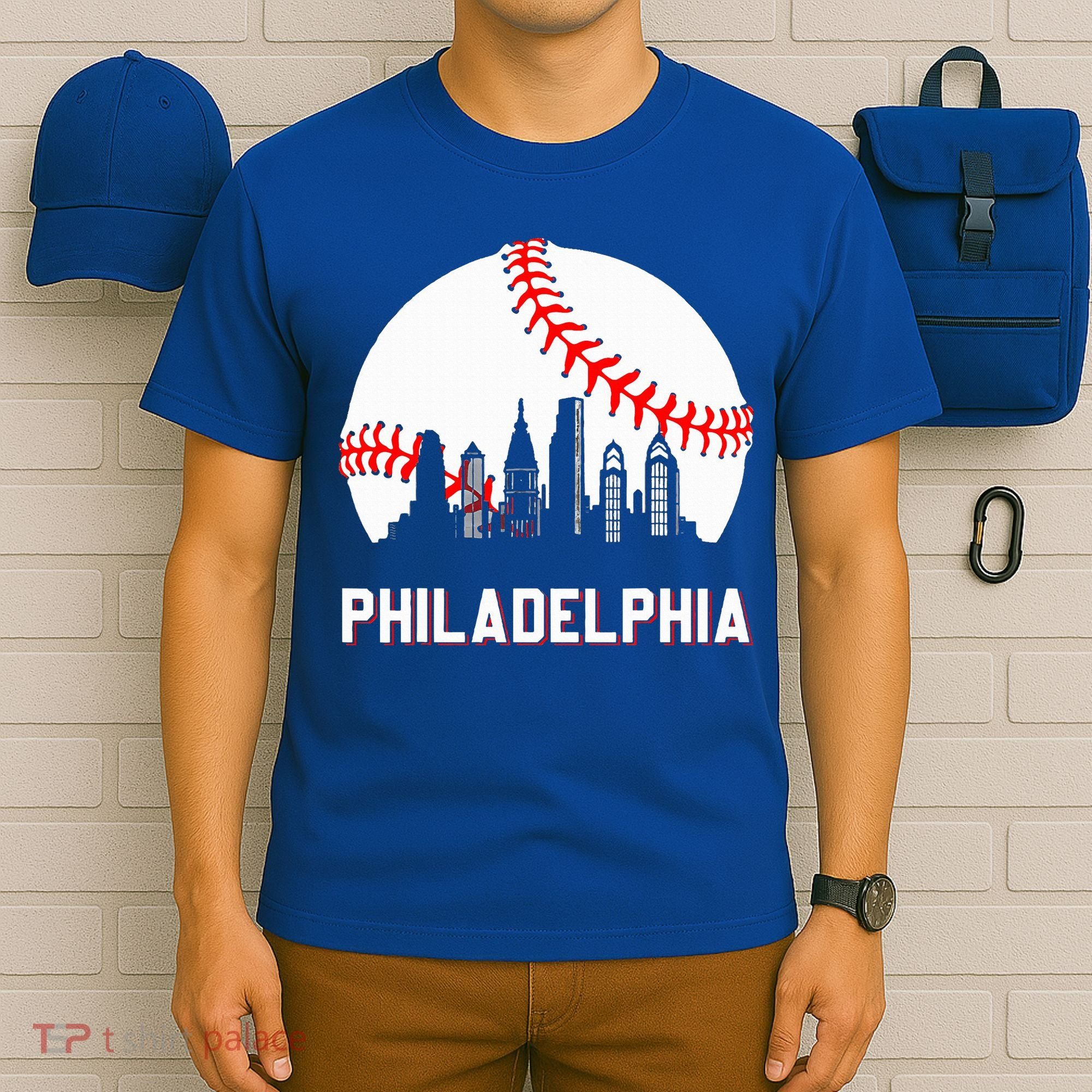 Vintage Distressed Philly Baseball Lovers T-Shirt