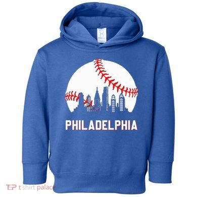 Vintage Distressed Philly Baseball Lovers Toddler Hoodie