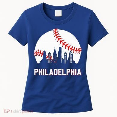 Vintage Distressed Philly Baseball Lovers Women's T-Shirt