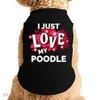 Valentine's Day Poodle Dog Love Gift Meaningful Gift Doggie Tank thumb 0