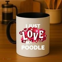 Valentine's Day Poodle Dog Love Gift Meaningful Gift Coffee Mug thumb 4