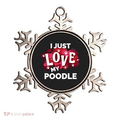 Valentine's Day Poodle Dog Love Gift Meaningful Gift Ornament