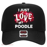 Valentine's Day Poodle Dog Love Gift Meaningful Gift Hat thumb 0