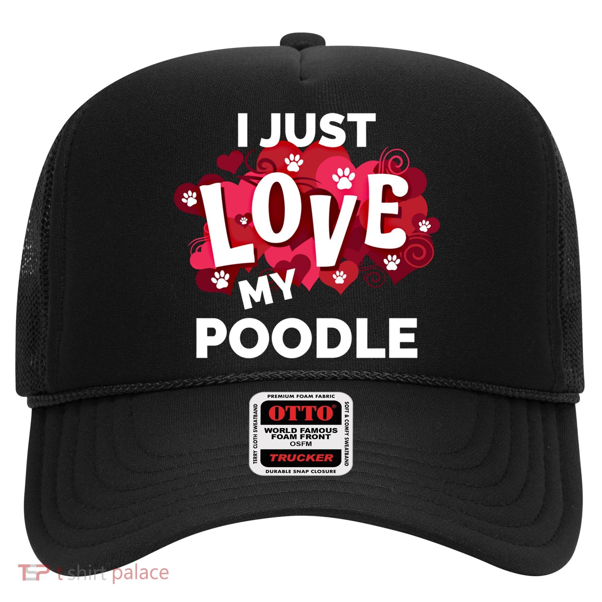 Valentine's Day Poodle Dog Love Gift Meaningful Gift Hat