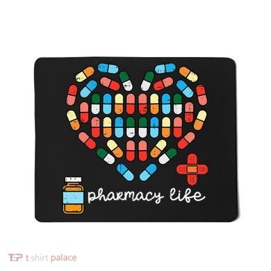Valentines Day Pharmacy Life Pill Heart Pharmacist Mousepad