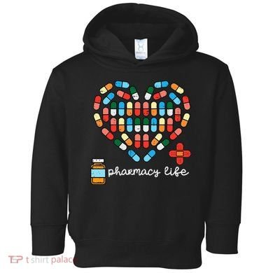 Valentines Day Pharmacy Life Pill Heart Pharmacist Toddler Hoodie