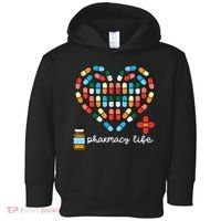 Valentines Day Pharmacy Life Pill Heart Pharmacist Toddler Hoodie thumb 0