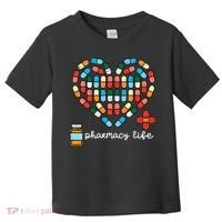 Valentines Day Pharmacy Life Pill Heart Pharmacist Toddler T-Shirt thumb 0